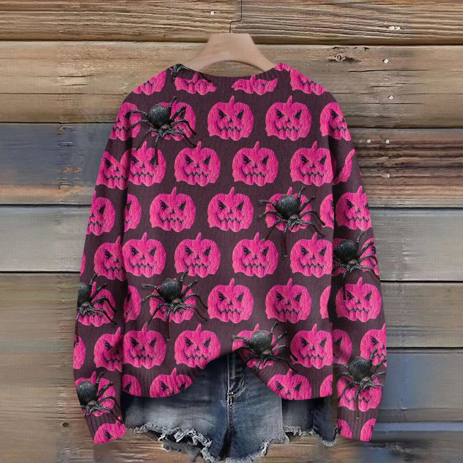 Halloween Print Sweater